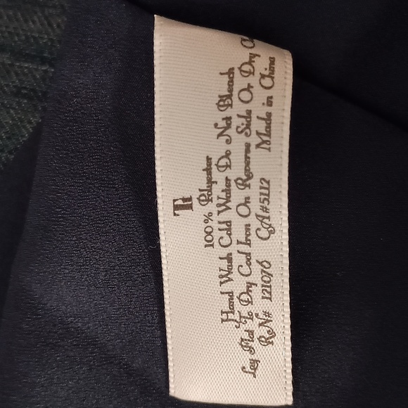 TT Collection Dark Blue Paisley Sleeveless Tent Dress, Modified Racer Back, Med - Picture 6 of 6